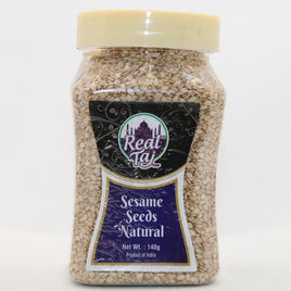 Real Taj Sesame Seeds Natural (Jar)