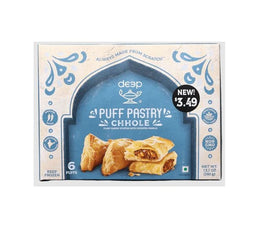 Deep Chhole Puff Pastry