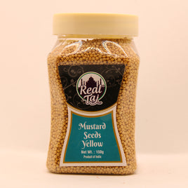 Real Taj Mustard Seeds Yellow (Jar)