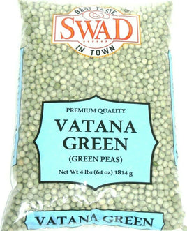 Swad Green Peas (Vatana Green) 4 lbs (1814 g)