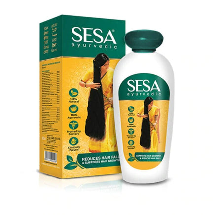 SESA ayurfvedic hair oil bottle