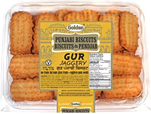 Golden Punjabi Gur Biscuits