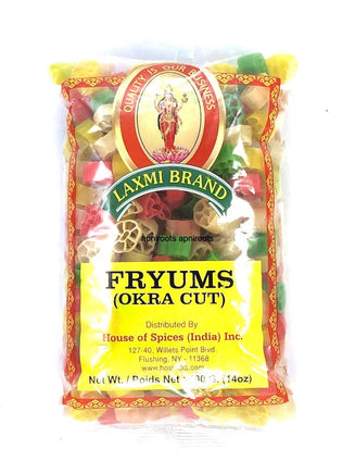Laxmi Fryums (Okra Cut)