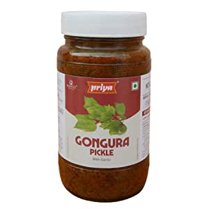 Priya Gongura Pickle (With Garlic)