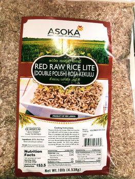 Asoka Red Raw Rice Dark (Single Polish)