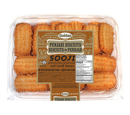 Golden Punjabi Sooji Biscuits