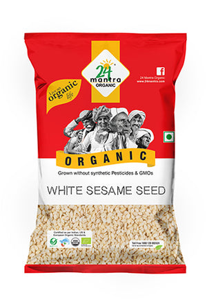 24 Mantra Organic White Sesame Seeds