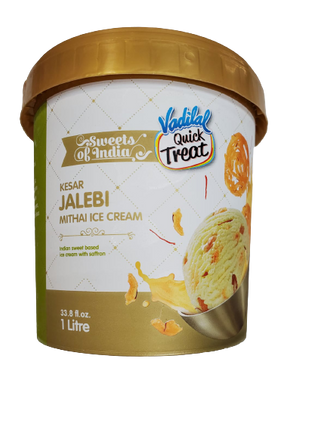 Vadilal Kesar Jalebi Mithai Ice Cream