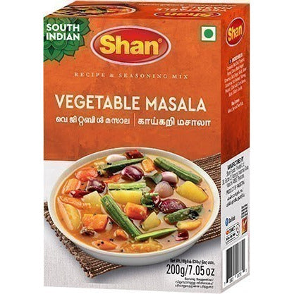 Shan Vegetable Masala South Indian Style
