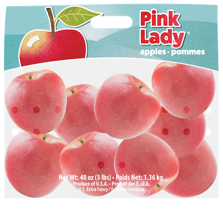 Pink Lady Apple Bag