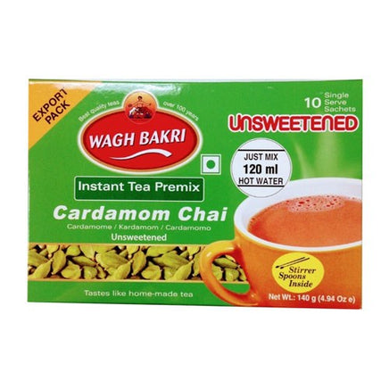 Wagh Bakri Unsweetened Instant Cardamom Tea